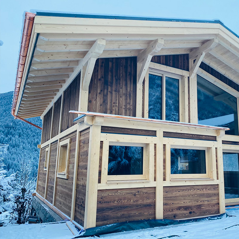 Chalet moderne en bois